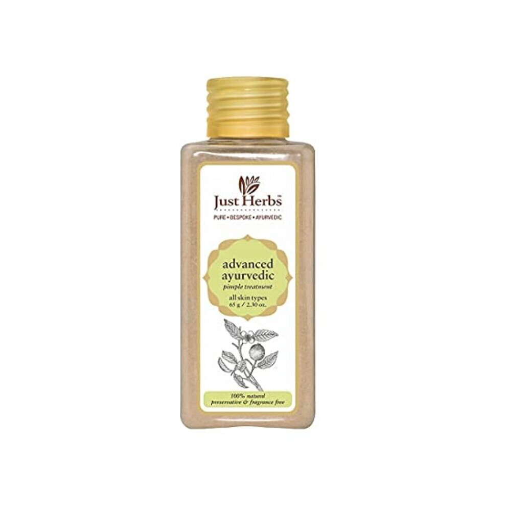 Just Herbs Advanced Ayurvedic Pimple Treatment 65G