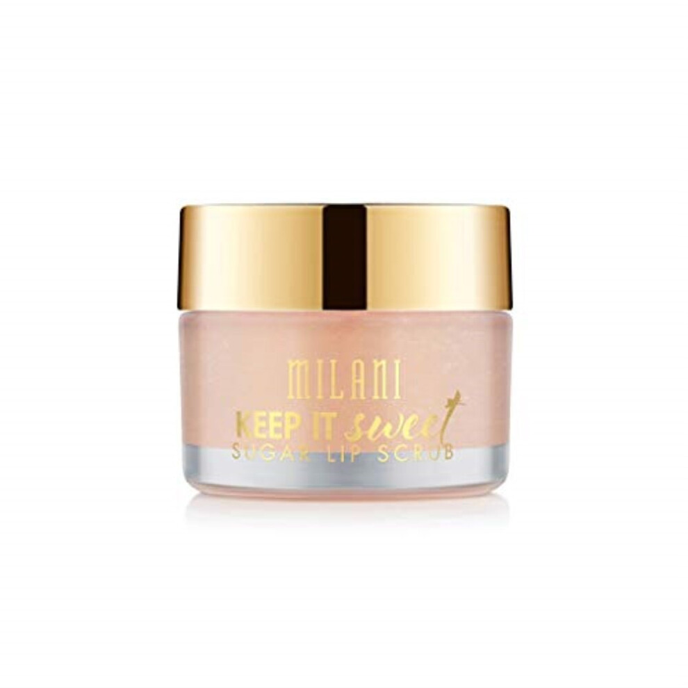 Milani Keep It Sweet Sugar Lip Scrub 0.49 Ounce Vegan, Cruelty-Free Lip Exfoliator - Formulated with Natural Sugar Granules to Exfoliate & Smooth Lips