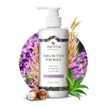 Tree To Tub, Sheabutter Feuchtigkeits-Body Lotion, Nicht Fettend, Hydratierend für Trockene, Empfindliche Haut, Lavendel, 8,5 fl oz (250 ml)