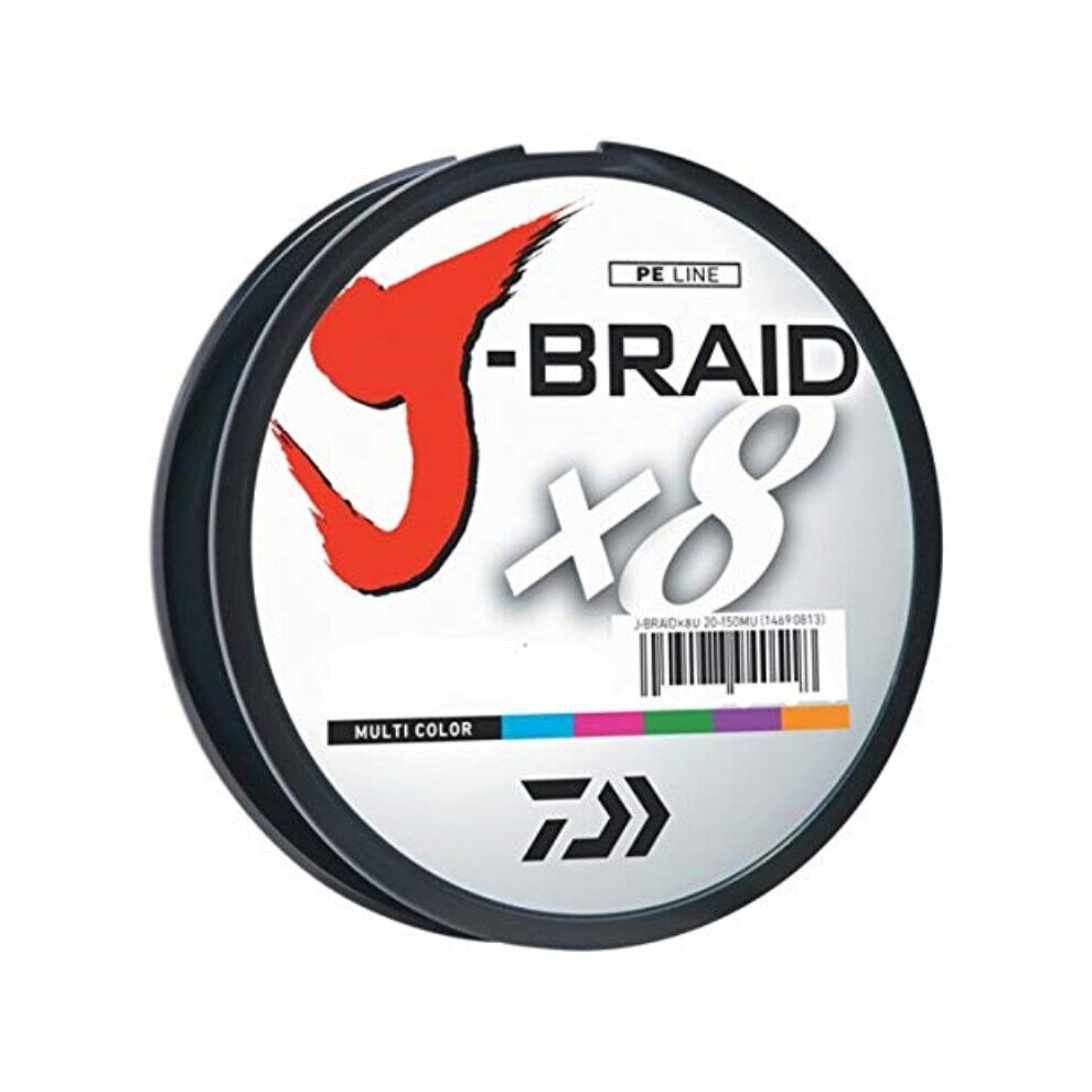 J-BRAIDX8, Filler Spool, Multi-Color, Mono Dia.= 6lb.