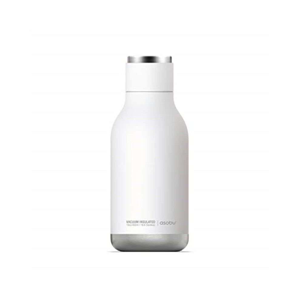 Asobu Urban Insulated And Double Walled Stainless Steel Bottle 16 Ounce By White