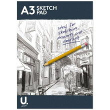 A3 Sketch Pad Book White Paper Artist Sketching Drawing Doodling Art Craft