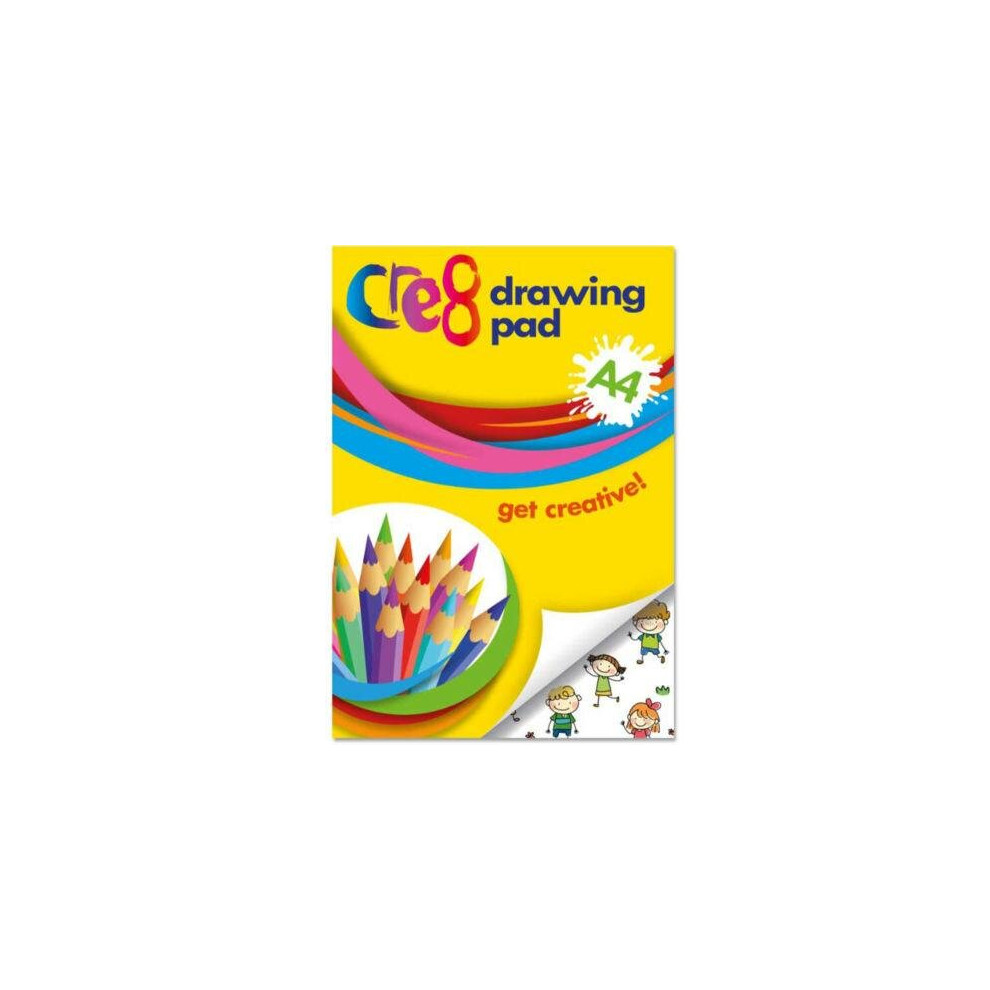 B&Q - 50 Sheet A4 Drawing Pad For Drawing Sketching For Doodling Colouring And Creative Artwork 100 Pages Of Paper Includes 50 Sheets - Image 4