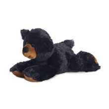 Aurora Mini Flopsie Sullivan Animale di Peluche - Orso Nero 20 cm