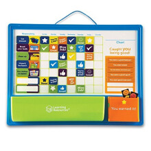 Learning Resources Good Job Reward Chart, Custom Magnetic Chore and Responsibility Chart for Kids, 91 Piece Set, Ages 3+