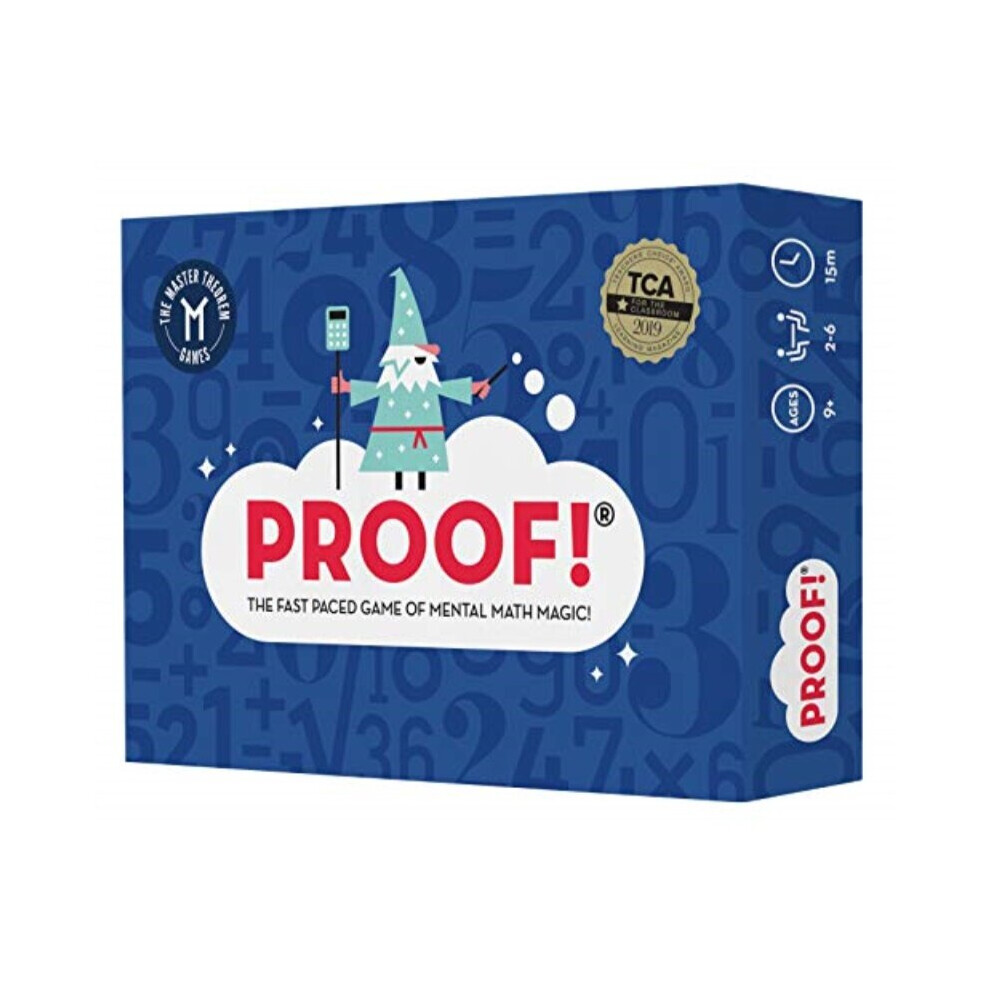 Proof! Math Game The Fast Paced Game of Mental Math Magic Teachers? Choice Award Winning Educational Game, Ages 9+-image-OPC-P8BXC98-NEW