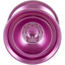 Duncan Toys Windrunner Yo-Yo [Pink]     Nicht reagierendes Pro-Level-Aluminium-Jo-Jo mit konkavem Doppelrandlager und SG-Aufkleber-Reaktion