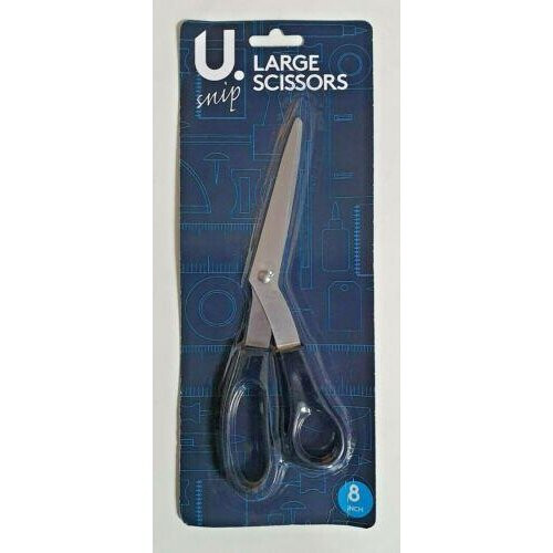 Large 8" Stainless Steel Scissors Textile Fabric Home Arts and Crafts General