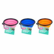 1 X Mini Collapsible Dog Cat Bowls Food Water Feeding Portable Travel Bowls