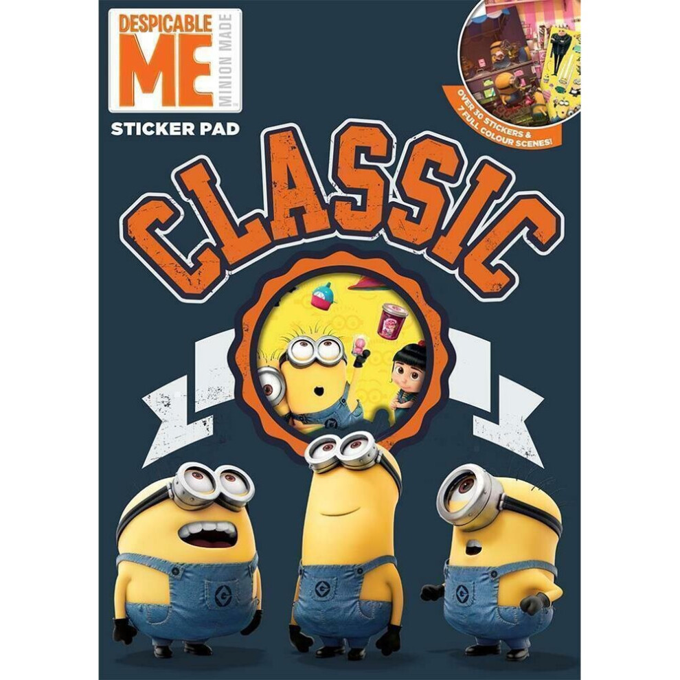 Disney Character Despicable Me Minions Sticker Pad Children's Kids Fun Activity