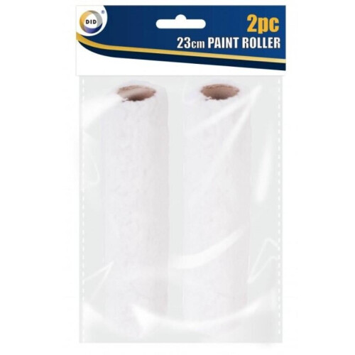 2pc 23cm Paint Roller Set Sleeves Roller Covers Walls Ceilings 1