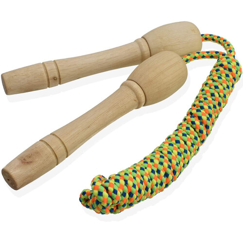 My Wooden Handled Skipping Rope Multi Colour