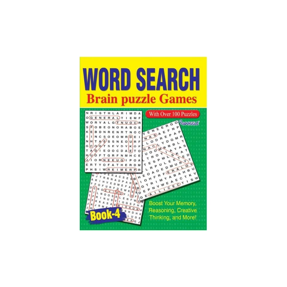 Word Search Puzzles Book 4 A4 Fun Puzzle Book Activity Books Travel Games Game