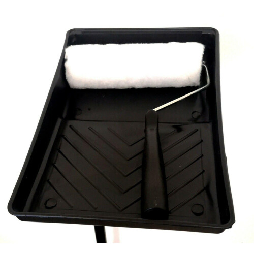 2 Pc Paint Set 7" Paint Roller with Handle, Paint Tray, Paint Sleeves 1