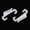 40x Sole Glide Curtain Hooks for Standard Drape Ring Header Tape Track Runner 2