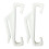 40x Sole Glide Curtain Hooks for Standard Drape Ring Header Tape Track Runner 3