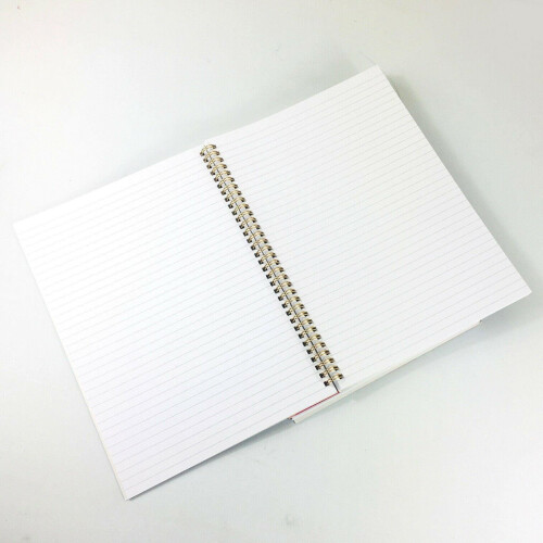 A4 Spiral Notebook - Notepad Lined Paper College Jotter Writing Notes Pad Ruled 1