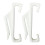 40x Sole Glide Curtain Hooks for Standard Drape Ring Header Tape Track Runner 4