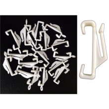 40x Sole Glide Curtain Hooks for Standard Drape Ring Header Tape Track Runner