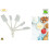 5 PCS White Spatulas Mixing Plastic Set Utensils Cake Cooking Baking Kitchen 7