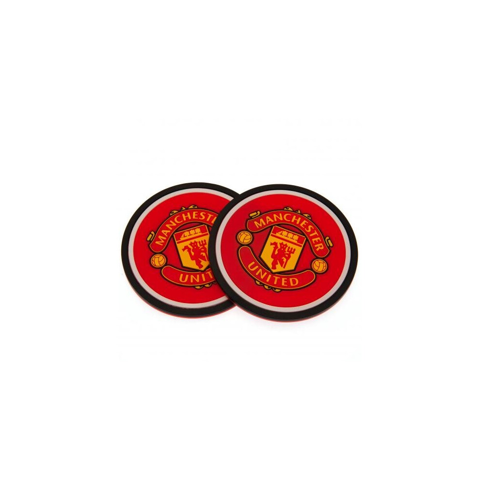Manchester United FC 2 Pack Coaster Set