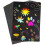 5 Sheets OF A5 Rainbow Scratch Card Plus Tool Create Fun Pictures & Art Designs 4