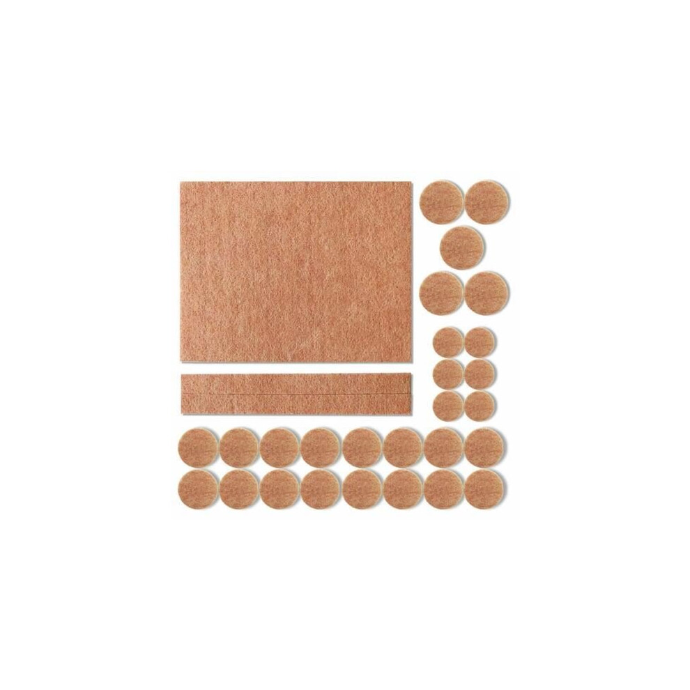 38 Pc Furniture Pads Floor Anti Scratch Laminate Protector Felt Self Adhesive 5056338324689