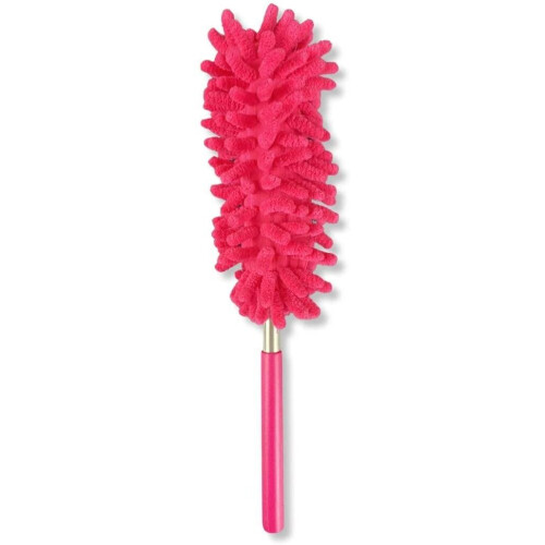1 X Extendable Telescopic Duster Microfibre Cleaning Feather Brush Washable 2