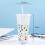 (Transparent, 5 PCS) Loving Christmas Colour Changing Plastic Cold Cup with Straw, 24oz 2