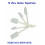 5 PCS White Spatulas Mixing Plastic Set Utensils Cake Cooking Baking Kitchen 8