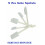 5 PCS White Spatulas Mixing Plastic Set Utensils Cake Cooking Baking Kitchen 9
