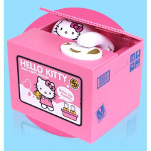 (Hello Kitty) Kids Cartoon Electric Money Box Stealing Money Piggy Bank Toy With Music