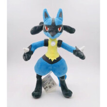 (Blue Lucario) 30CM Pokemon Lucario Plush Toy Stuffed Soft Doll