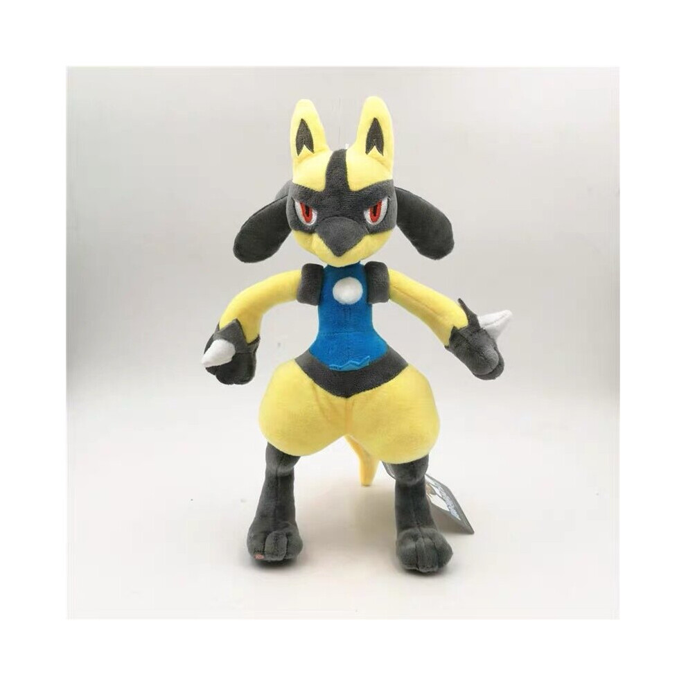 ( Lucario) 30Cm Pokemon Lucario Plush Toy Stuffed Soft Doll Yellow