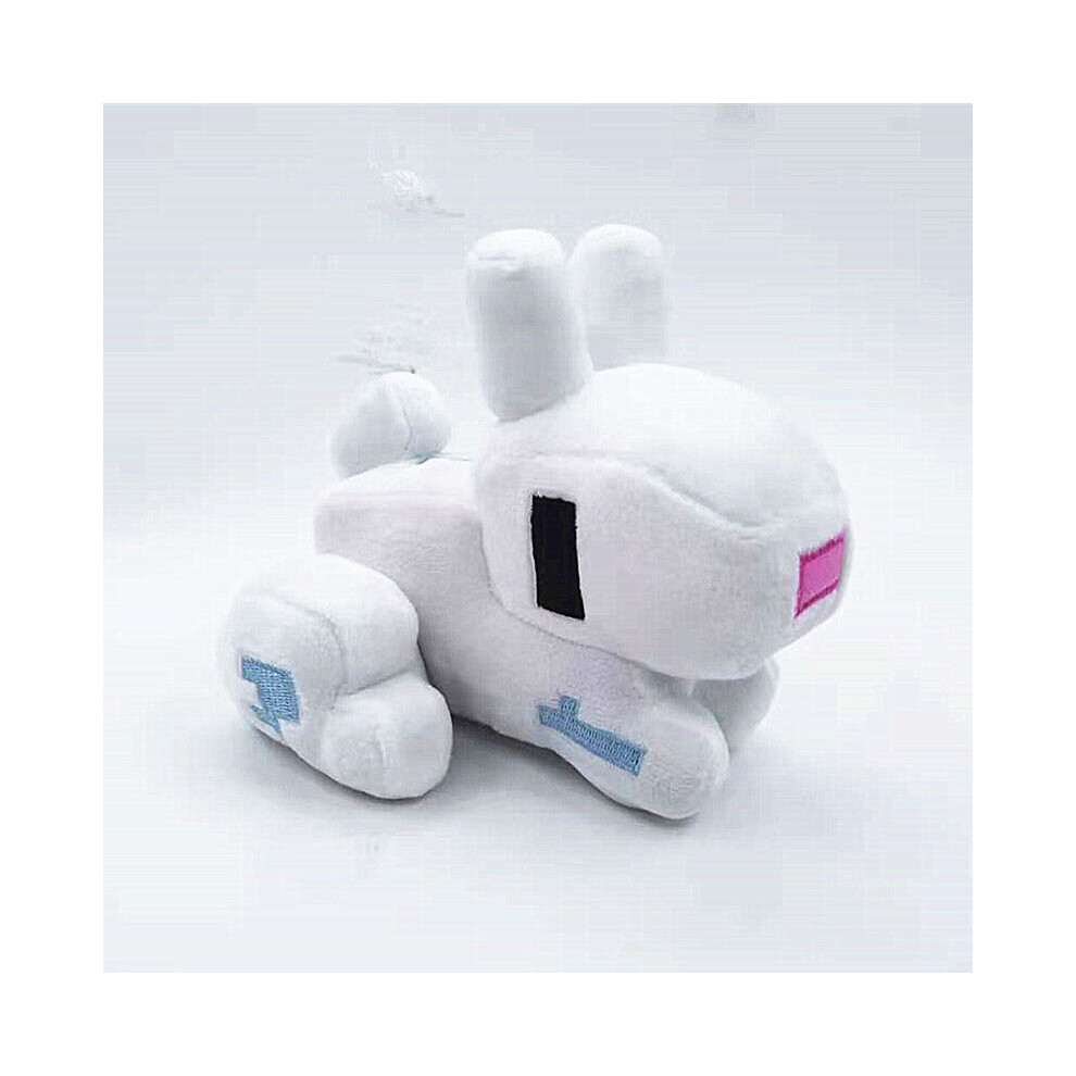 (White Rabbit) Minecraft Plush Toy Children Doll