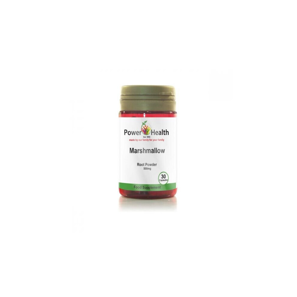 Marshmallow Root Power Health Powder 500Mg 30 Capsule