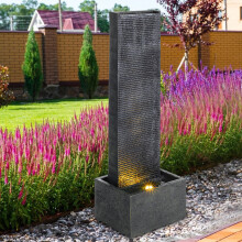 Garden Water Feature LED Fountain Indoor/Outdoor