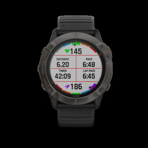 Garmin Garmin fenix 6X Pro Solar Edition Watch titanium carbon grey 2