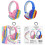 (Blue) Kids Headset Toy Fidget Wireless Headphones 3