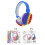 (Blue) Kids Headset Toy Fidget Wireless Headphones 5