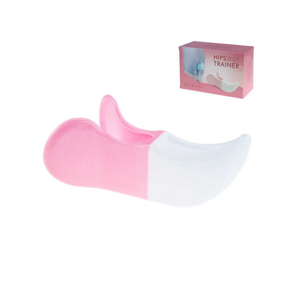 (light pink) Pelvic Floor Muscle Inner Thigh Exerciser Hip Butt Trainer Training Fitness