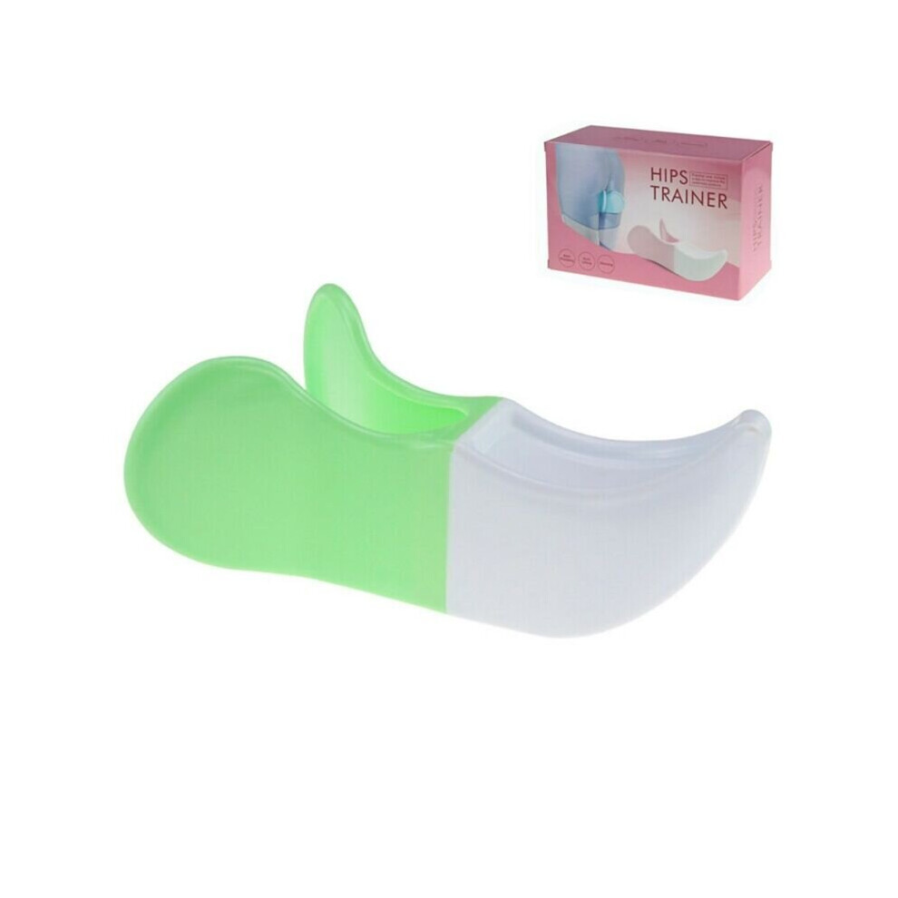 (light green) Pelvic Floor Muscle Inner Thigh Exerciser Hip Butt Trainer Training Fitness