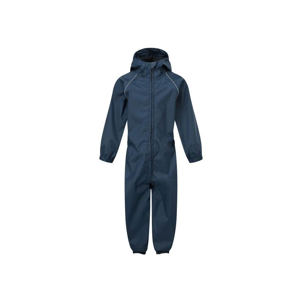 (Navy, 7-8 Years) Fort Splashaway Kids Waterproof Suit Red or Navy