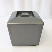 Silver Square Insulated Plastic Ice Bucket 4L Champagne Wine Cooler Serving Cool Drinks