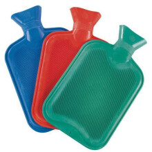 GENERISE Natural Rubber Hot Water Bottle 2L - Perfect Hot Water Bag for Pain Relief (Colour Received Varies)
