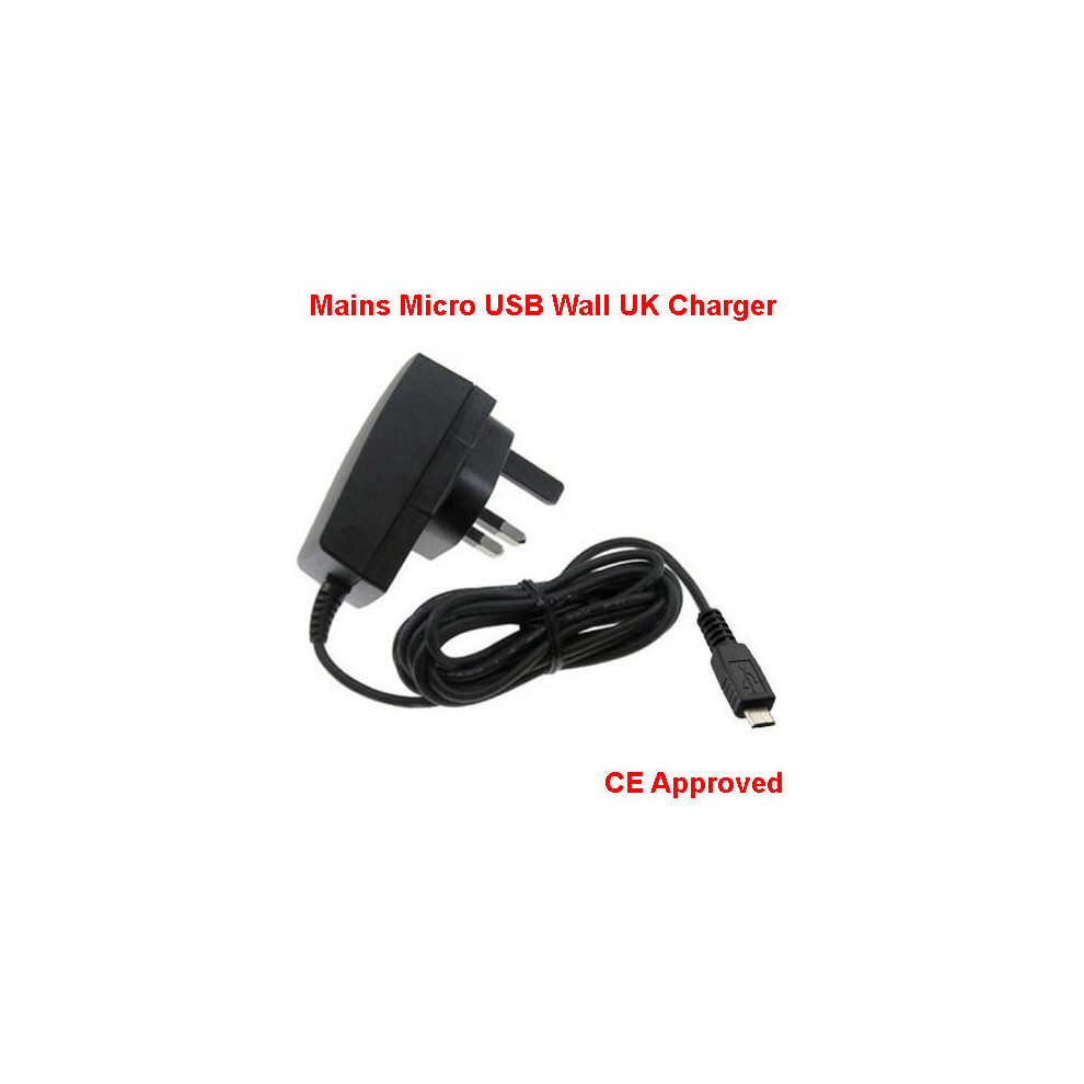 CHARGER FOR AMAZON KINDLE FIRE HDX TABLET - MICRO USB COMPATIBLE MAINS