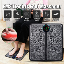 Electric EMS Foot Massage Pad Feet Acupuncture Stimulator Massager