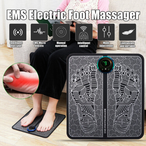 Elektrisk EMS fotmassasjepute med akupunkturstimulator
