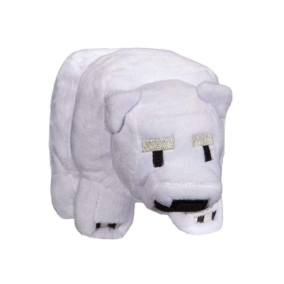 ( Bear 20Cm) Minecraft Plush Plush Children's Plush Toys Pixel Dolls White