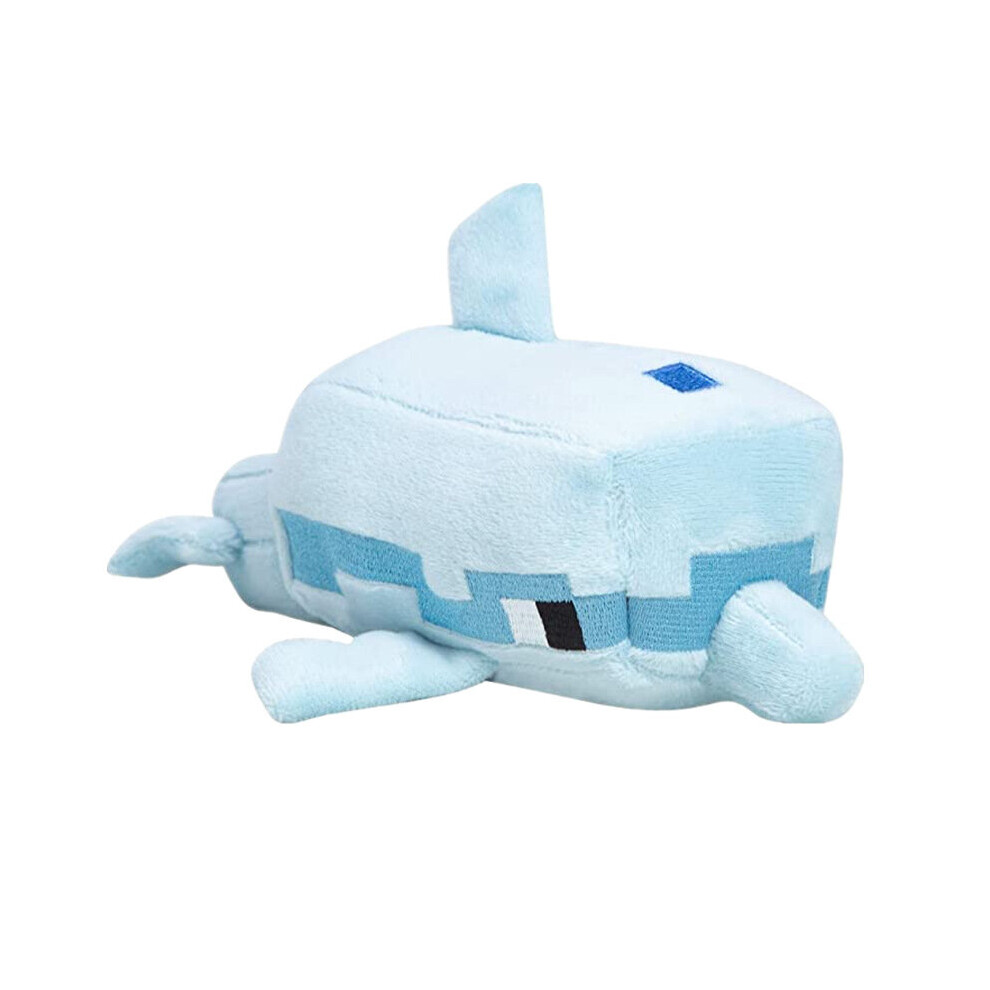 (Dolphin 22CM) Minecraft Plush Plush Children's Plush Toys Pixel Dolls